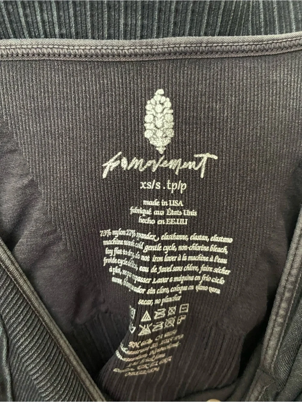FREE PEOPLE MOVEMENT Good Karma Set XS/S Mineral Wash